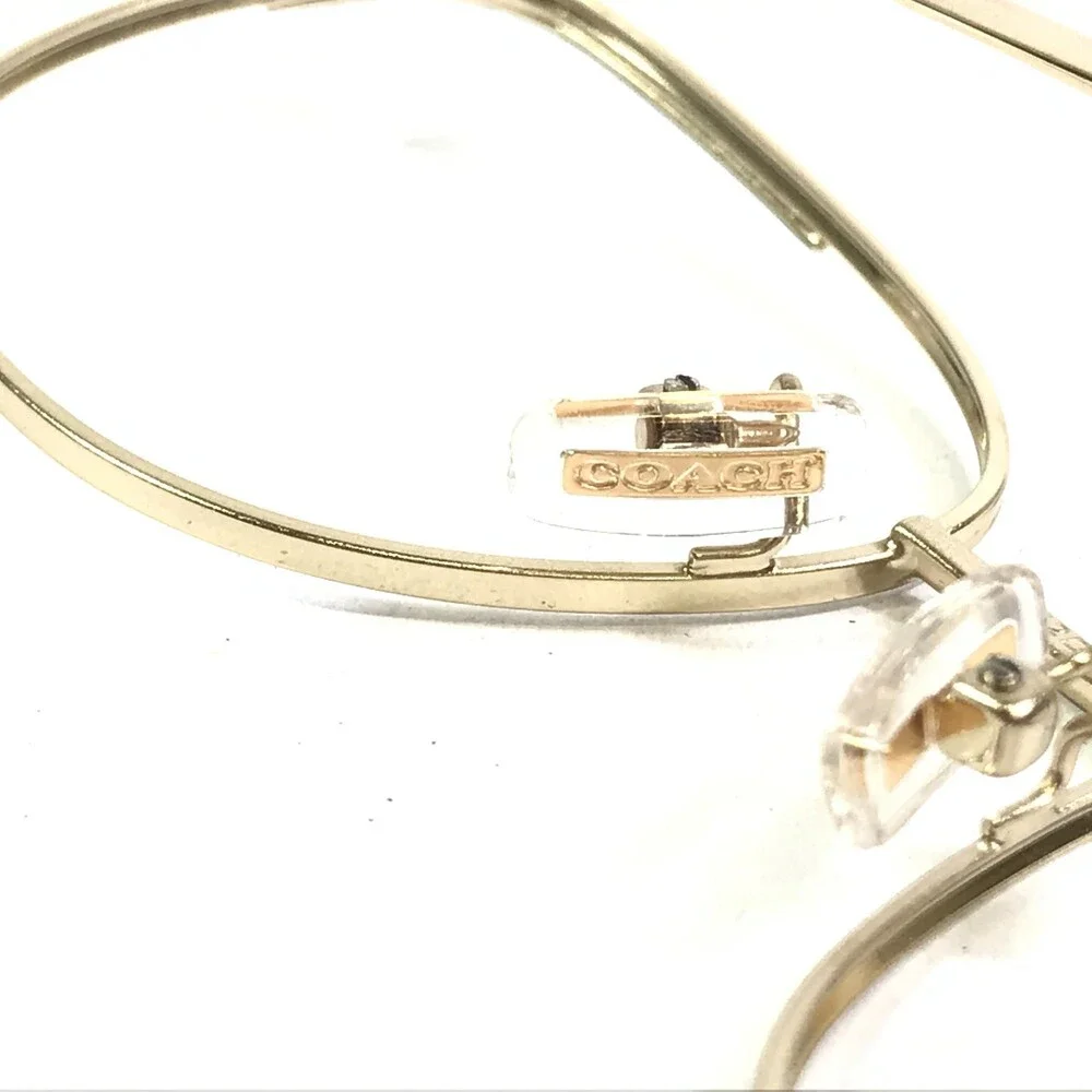 Coach Eyeglasses Frames HC5148 9421 Light Gold/Mint Green Cat Eye 52-17-140